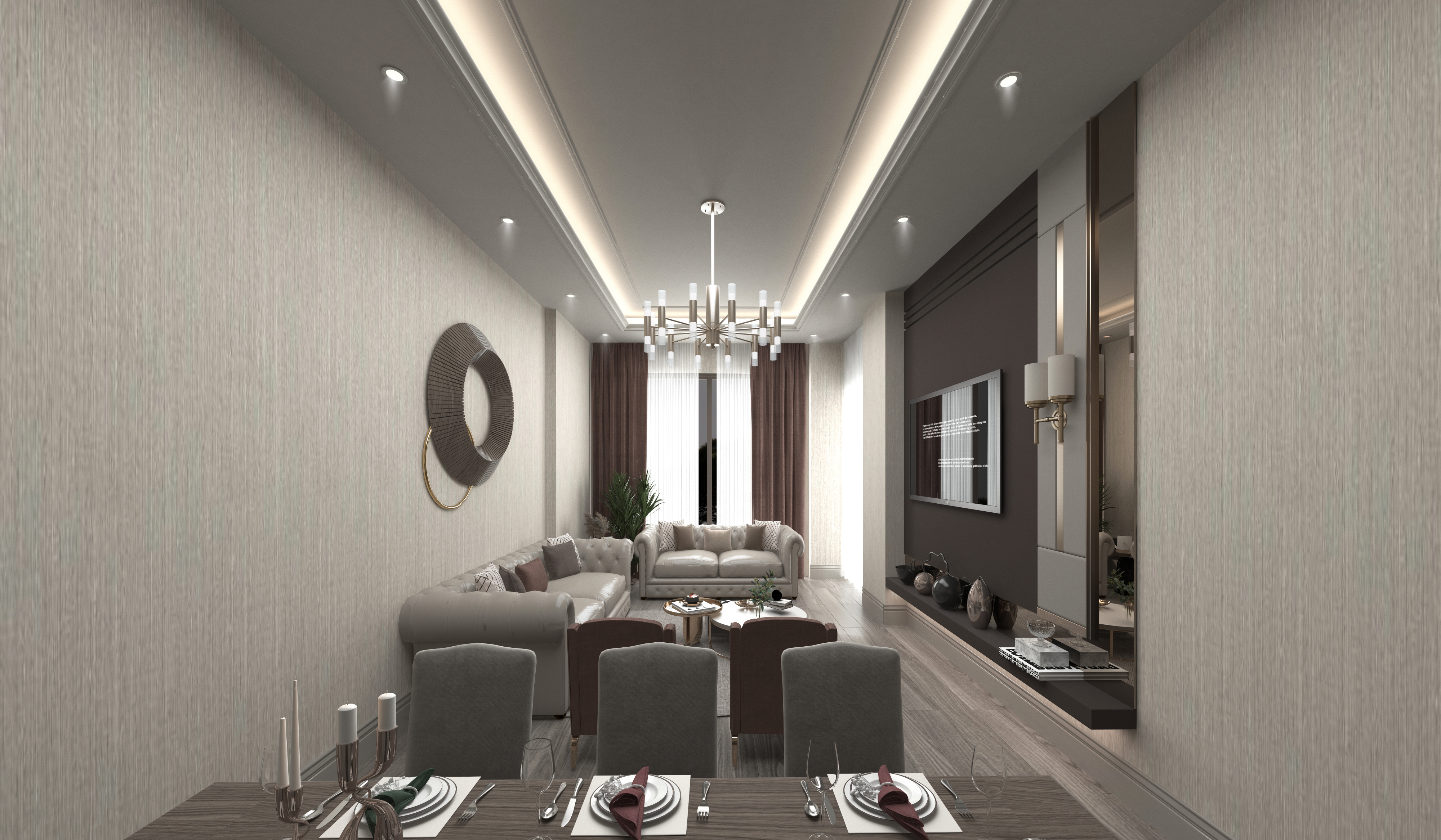 Tip D 2+1 salon